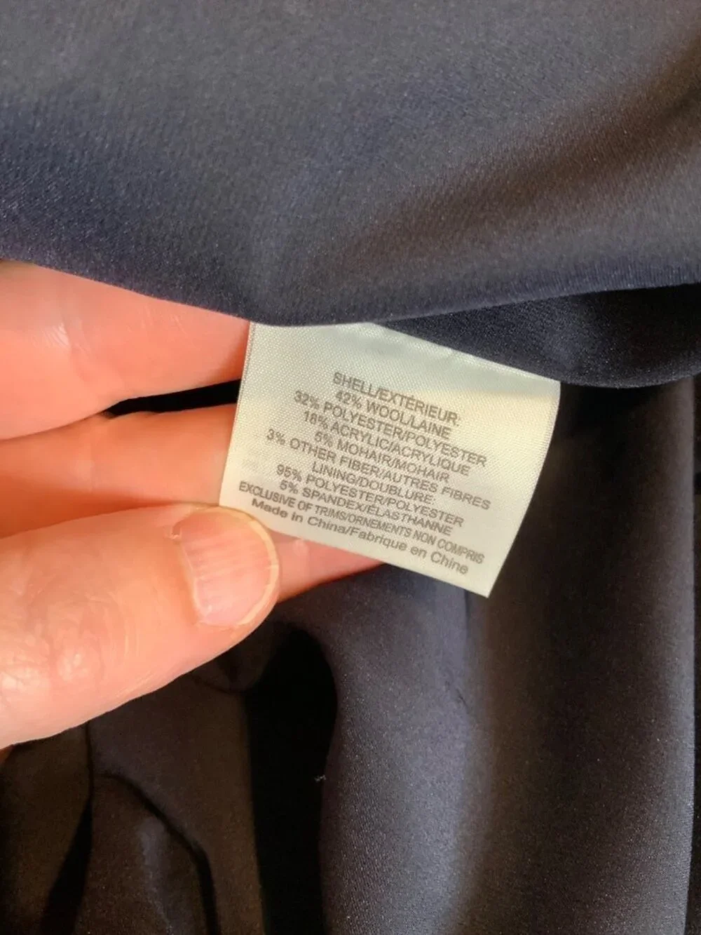 Tory Burch Blue Tweed Wool Flare Skirt, Size 12